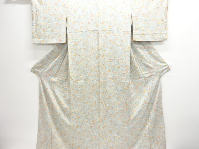 JAPANESE KIMONO / KOMON / FLORAL PLANTS